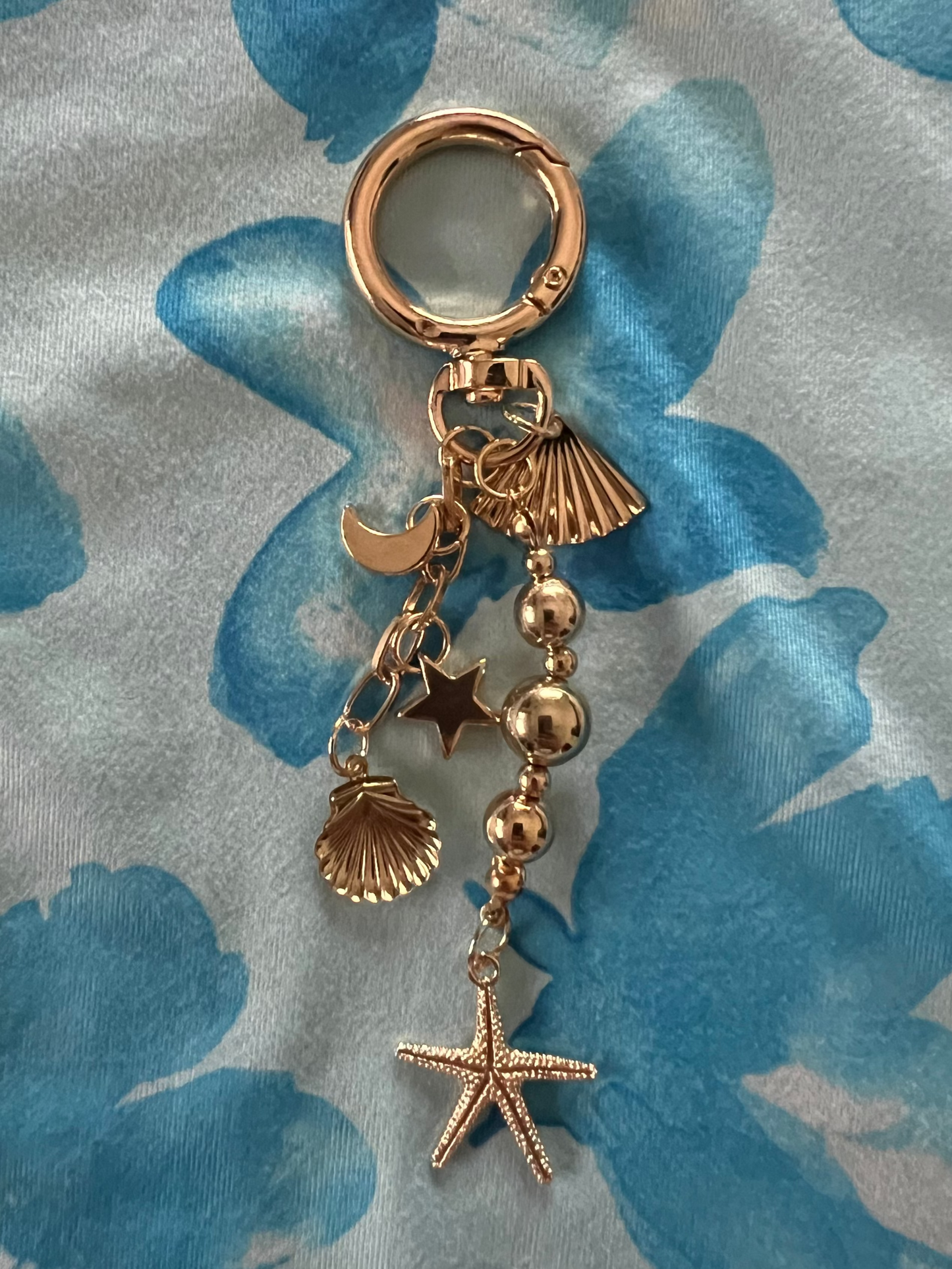 All Gold Beach Charm Chain