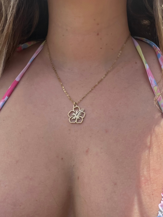 Hibiscus Necklace