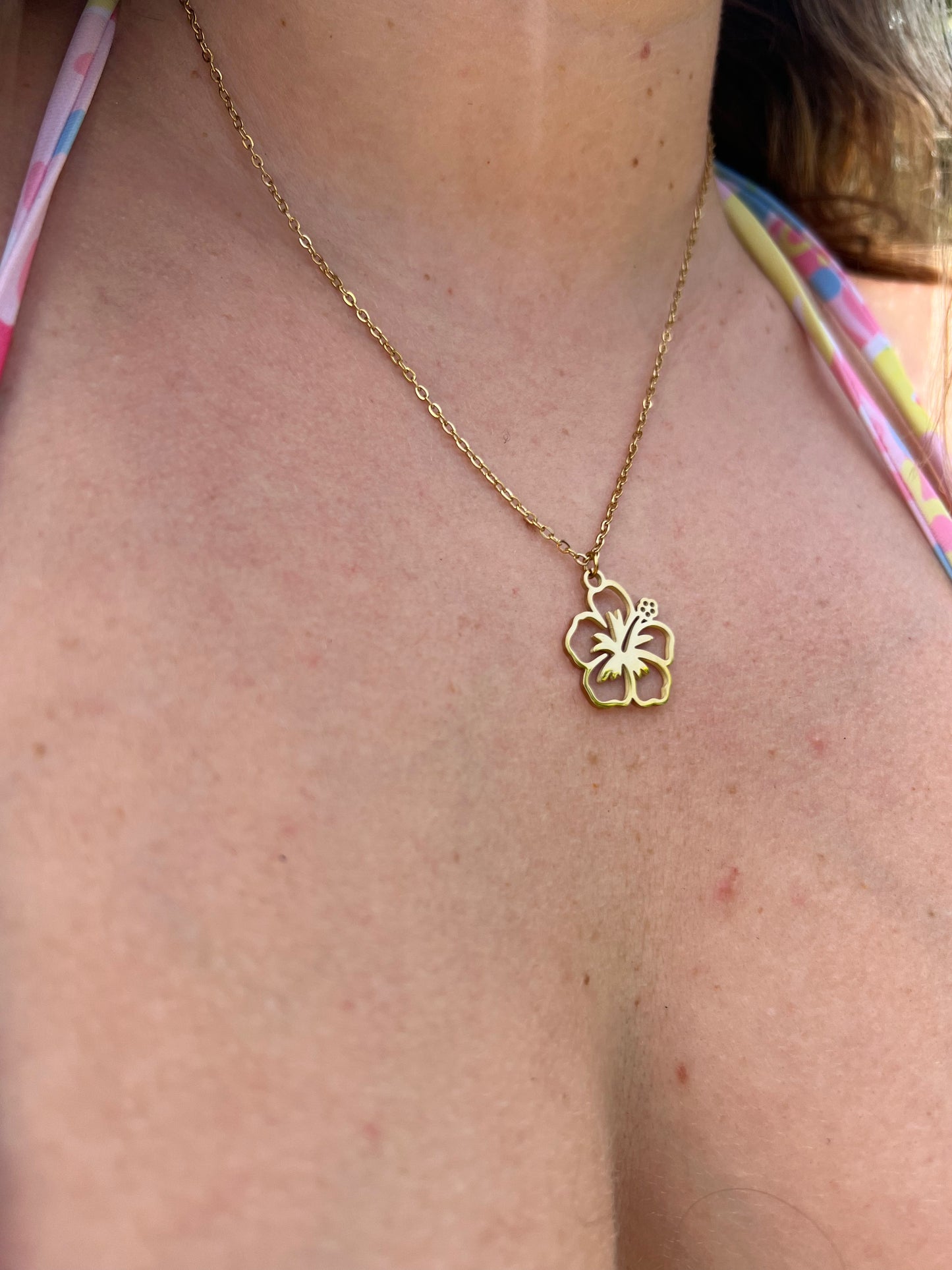 Hibiscus Necklace