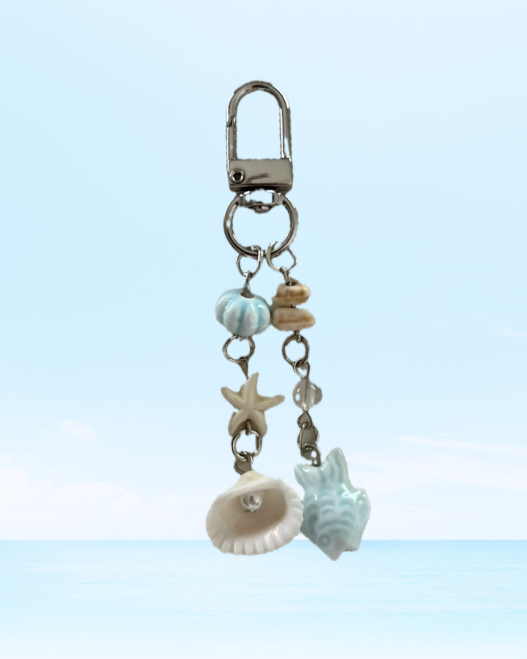 Beach Blue Bag Charm