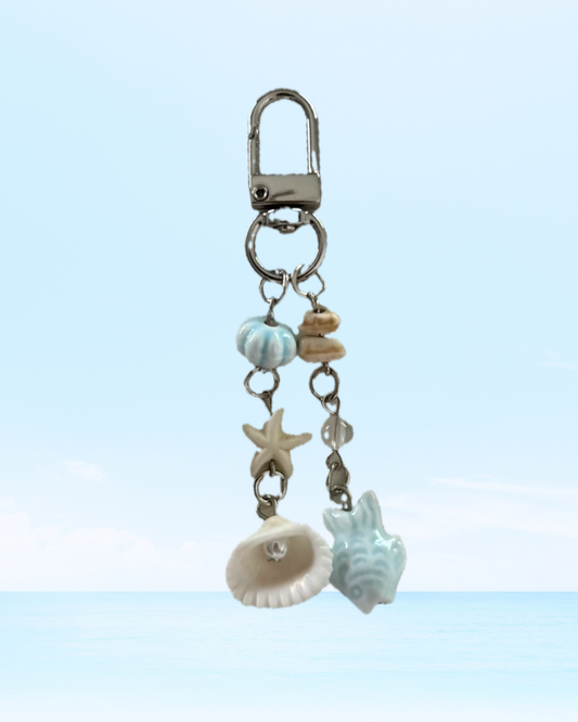 Beach Blue Bag Charm