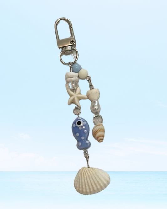 Blue Fish Bag Charm
