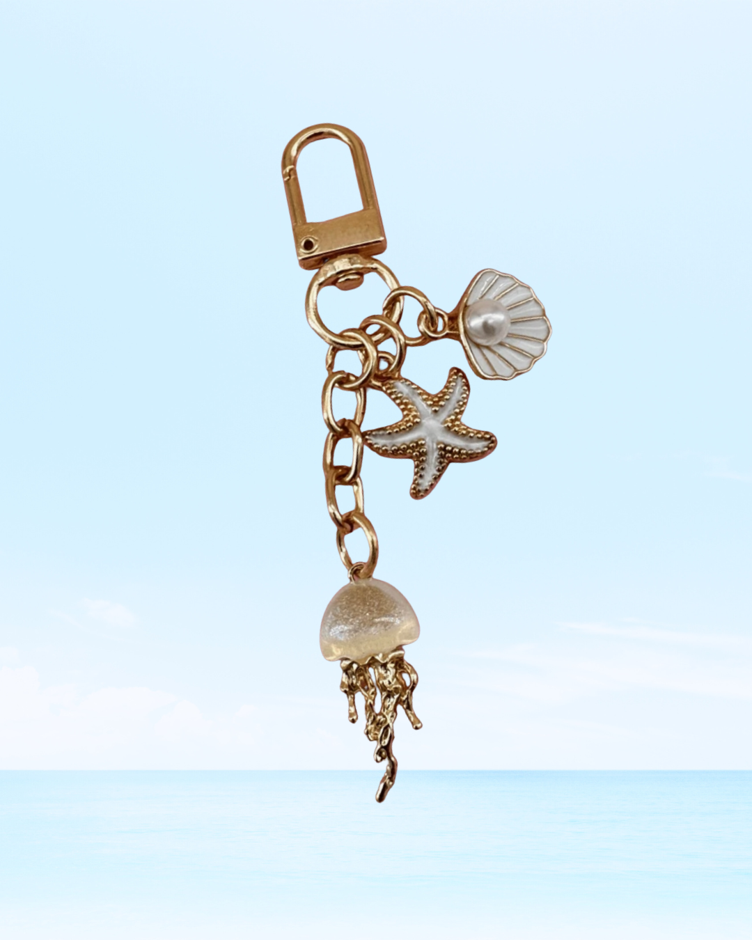 Jelly Fish Bag Charm